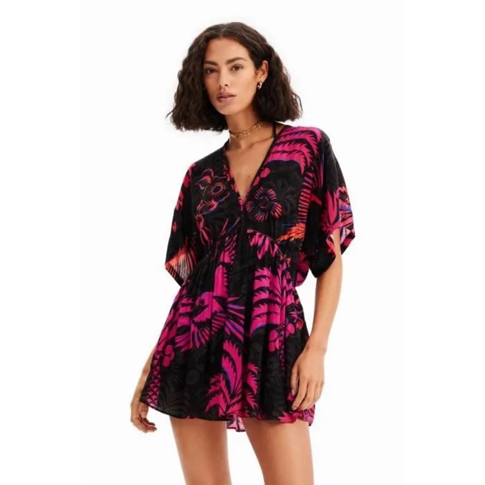 NWT Desigual Tropical Print Tunic